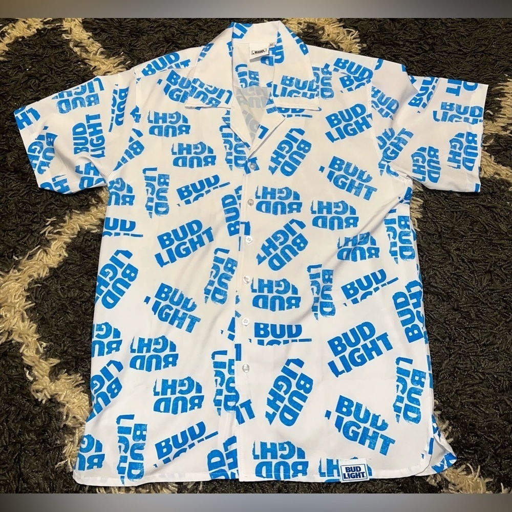 Men’s Bud Light Button Down Shirt